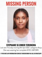 Stephanie se-ember Terungwa is missing.jpg